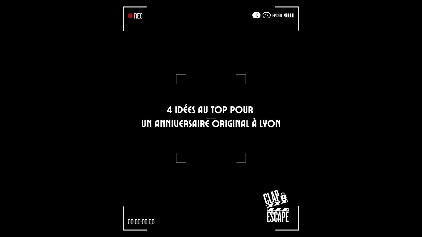 En quête d'un anniversaire original à Lyon ? Découvrez notre sélection de 4 idées insolites pour fêter l'événement autrement. Activités fun, immersion et souvenirs garantis !