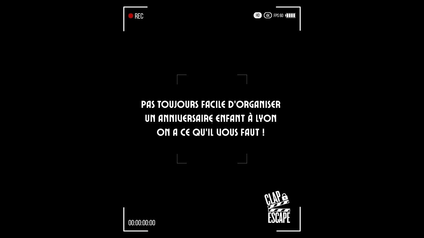 En quête de l'activité parfaite pour un anniversaire enfant à Lyon ? Offrez-leur une aventure immersive inoubliable ! Découvrez notre concept insolite pour des souvenirs magiques entre copains.