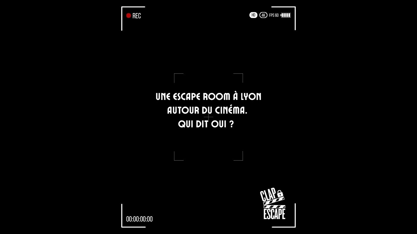 Quel est l'escape game le plus immersif de Lyon ? Découvrez notre concept unique autour du cinéma. Vivez une expérience originale dans des décors de films plus vrais que nature. Qui dit oui ?