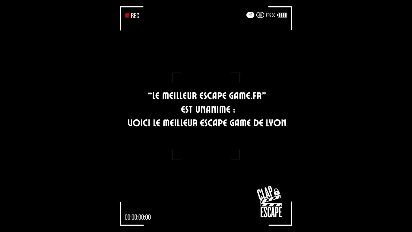 Quel est le meilleur escape game de Lyon ? Le site de référence a tranché ! Plongez dans nos décors de cinéma ultra-réalistes et vivez l'aventure classée n°1 par les experts. Cliquez ici !