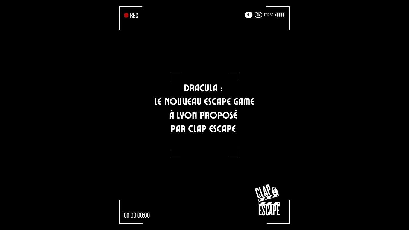 Oserez-vous entrer dans le château du célèbre vampire ? Découvrez Dracula, le nouvel escape game de Clap Escape à Lyon. Une immersion totale et terrifiante dans des décors de cinéma. Réservez votre place !