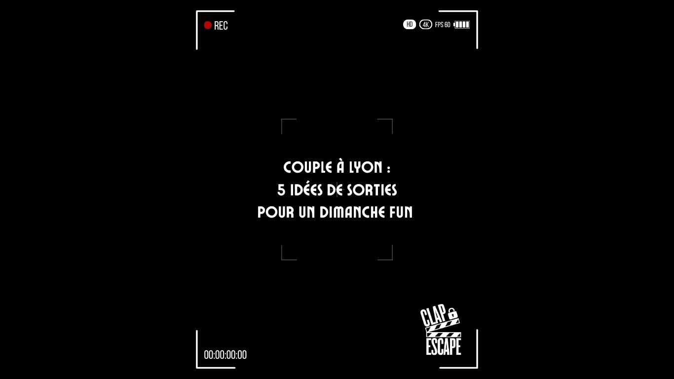 En quête d'une sortie couple à Lyon le dimanche ? Explorez 5 concepts testés et approuvés, entre adrénaline et détente. Le guide parfait pour un dimanche réussi !