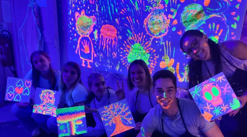 Peinture fluo Lyon